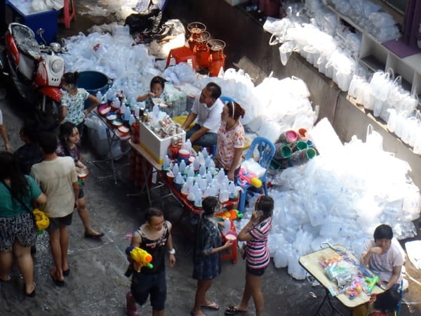 songkran - bangkok, thailand