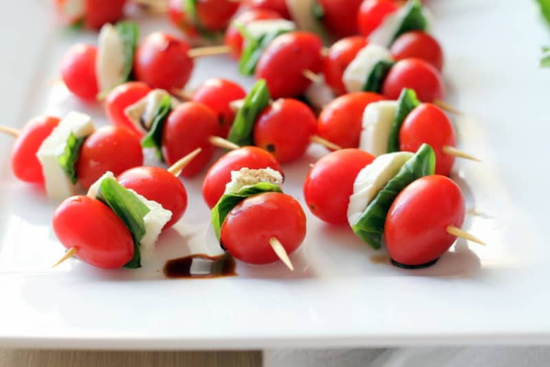 Caprese Skewers // Inquiring Chef
