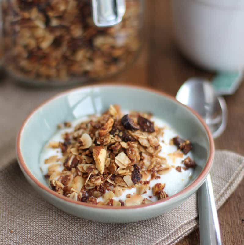 Chai Spice Granola with Almonds and Coconut